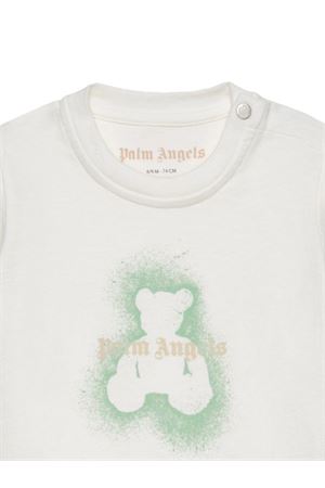 t-shirt in cotone bianco PALM ANGELS KIDS | PBXB001S26JER001002